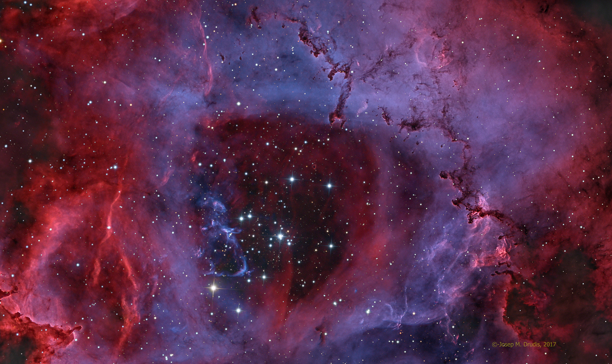 rosette nebula location