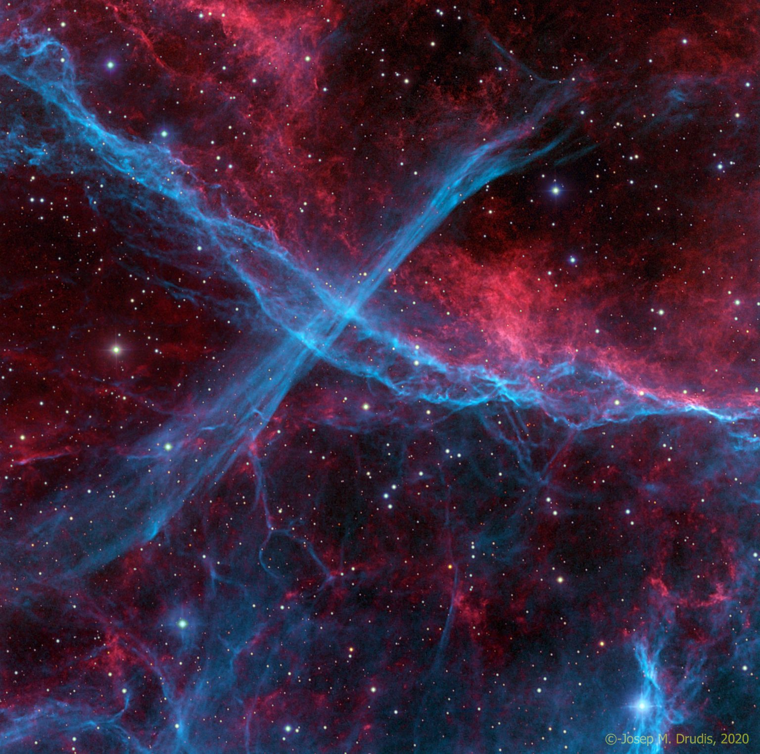 Vela Supernova Remnant. Detail. – Astrodrudis