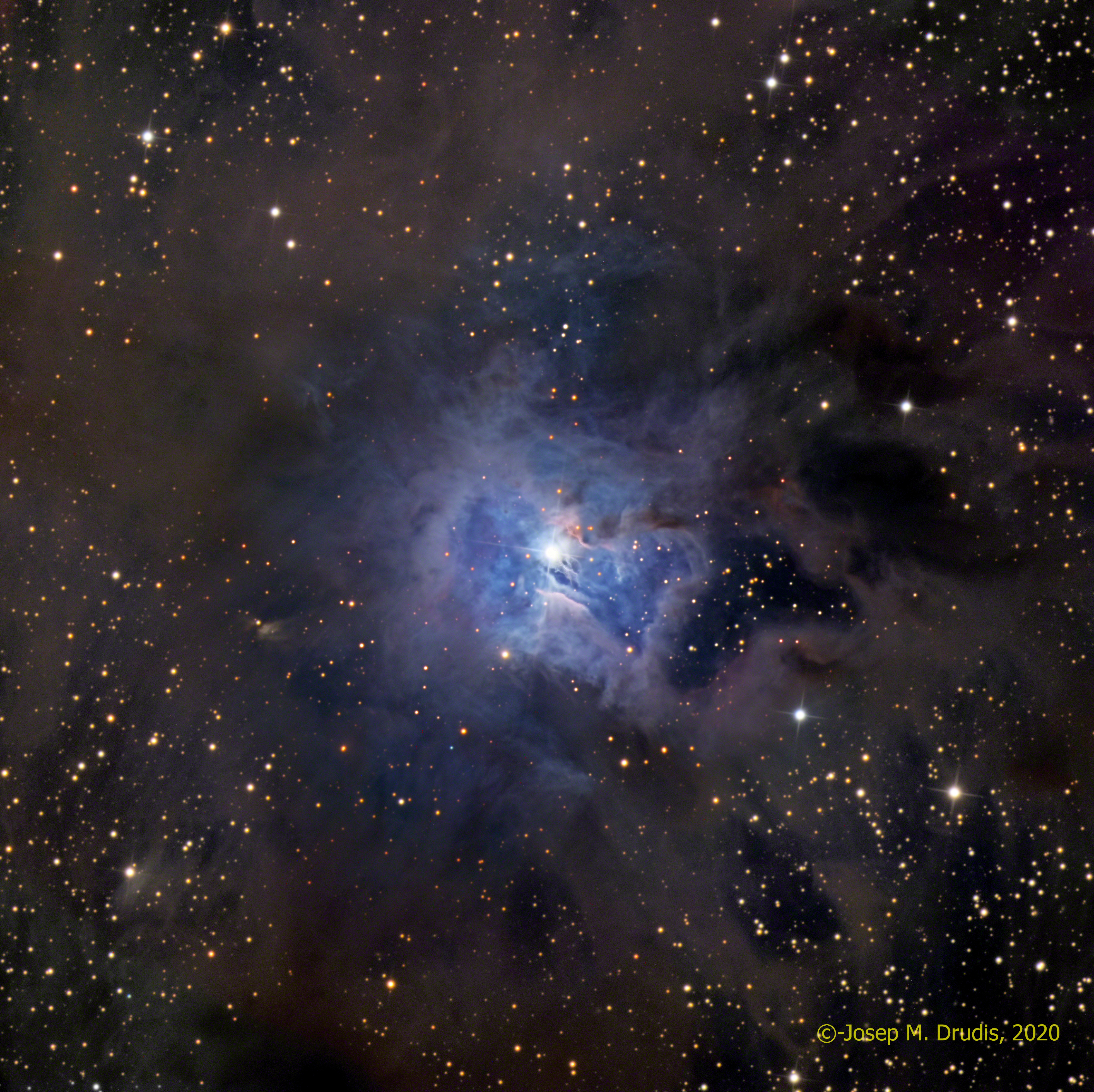 Ngc. Космос туманность NGC 7023. Туманность Ирис. Отражательная туманность Ирис. Созвездие Небула.
