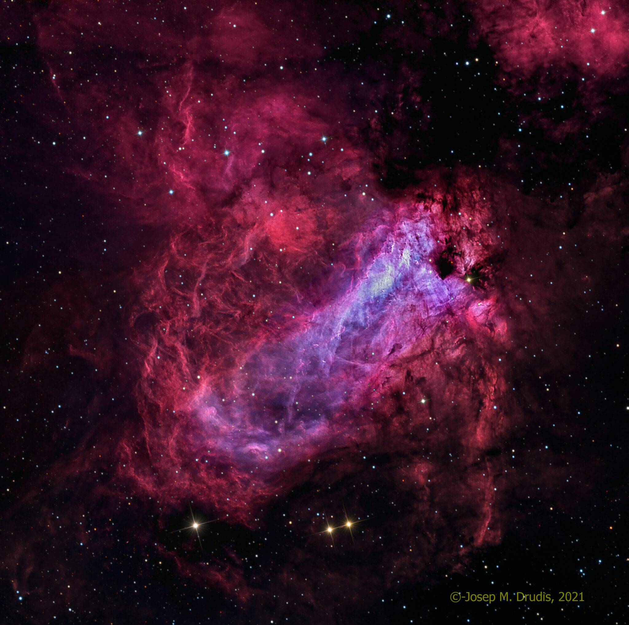 Messier 17. The Omega Nebula – Astrodrudis